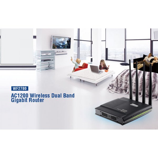 Wholesale Netis WF2780 AC1200 Wireless Dual Band Gigabit Router